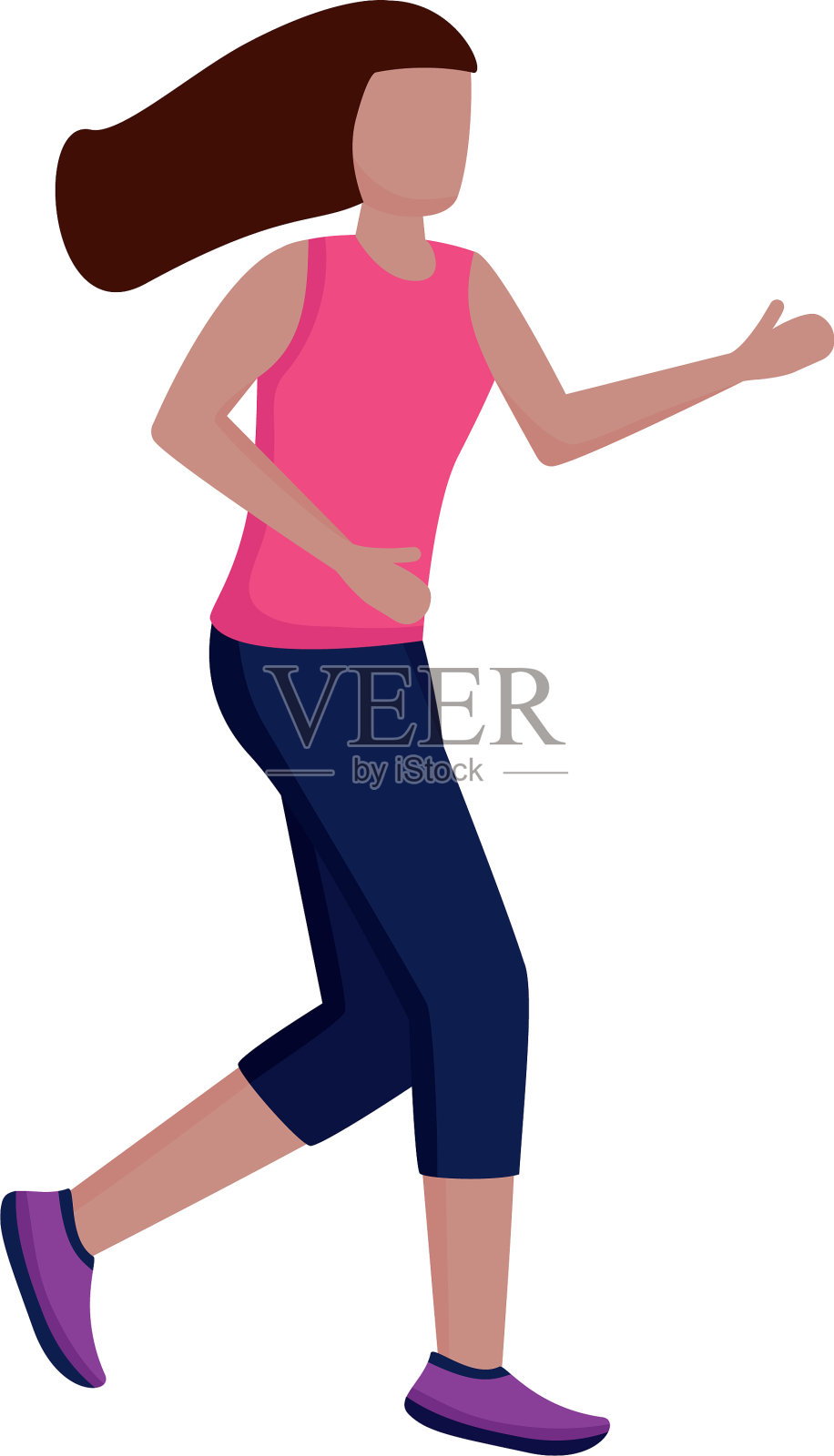 人跑步活动设计元素图片