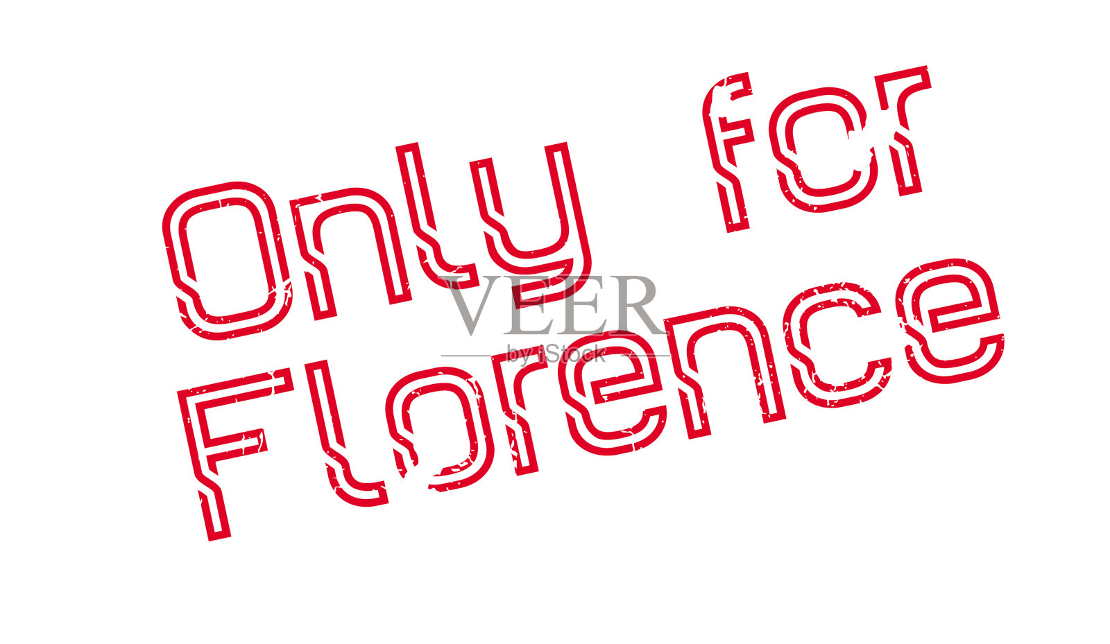 只给佛罗伦萨橡皮图章设计元素图片