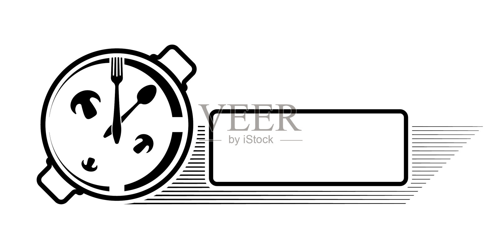 标识咖啡馆或餐厅的菜单或标志设计元素图片