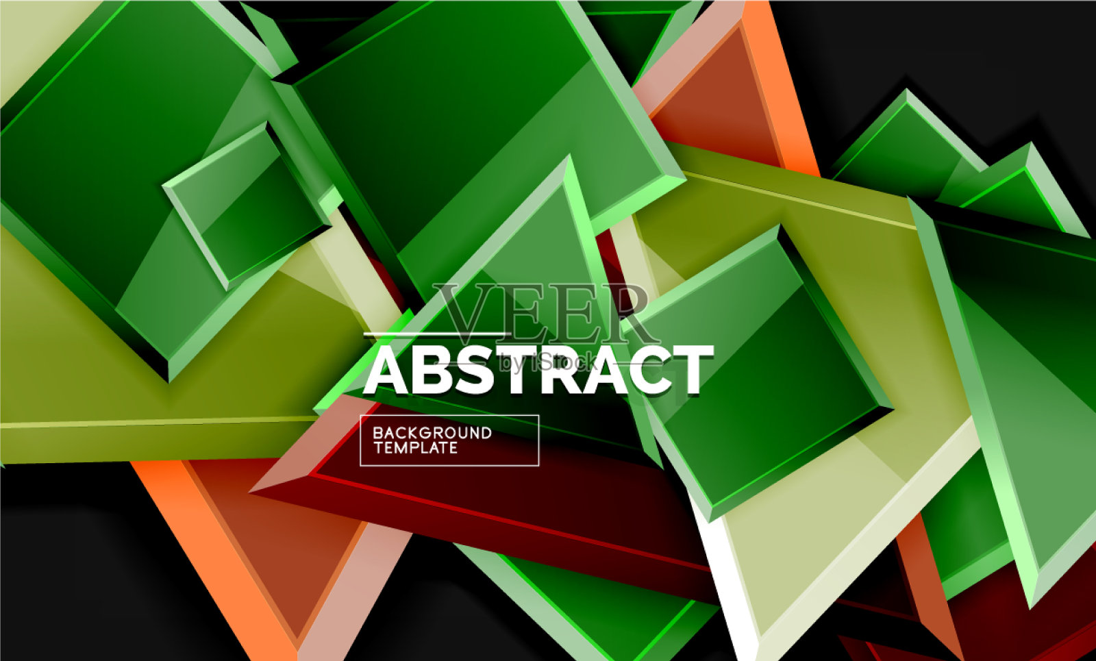 闪亮风格的几何背景插画图片素材