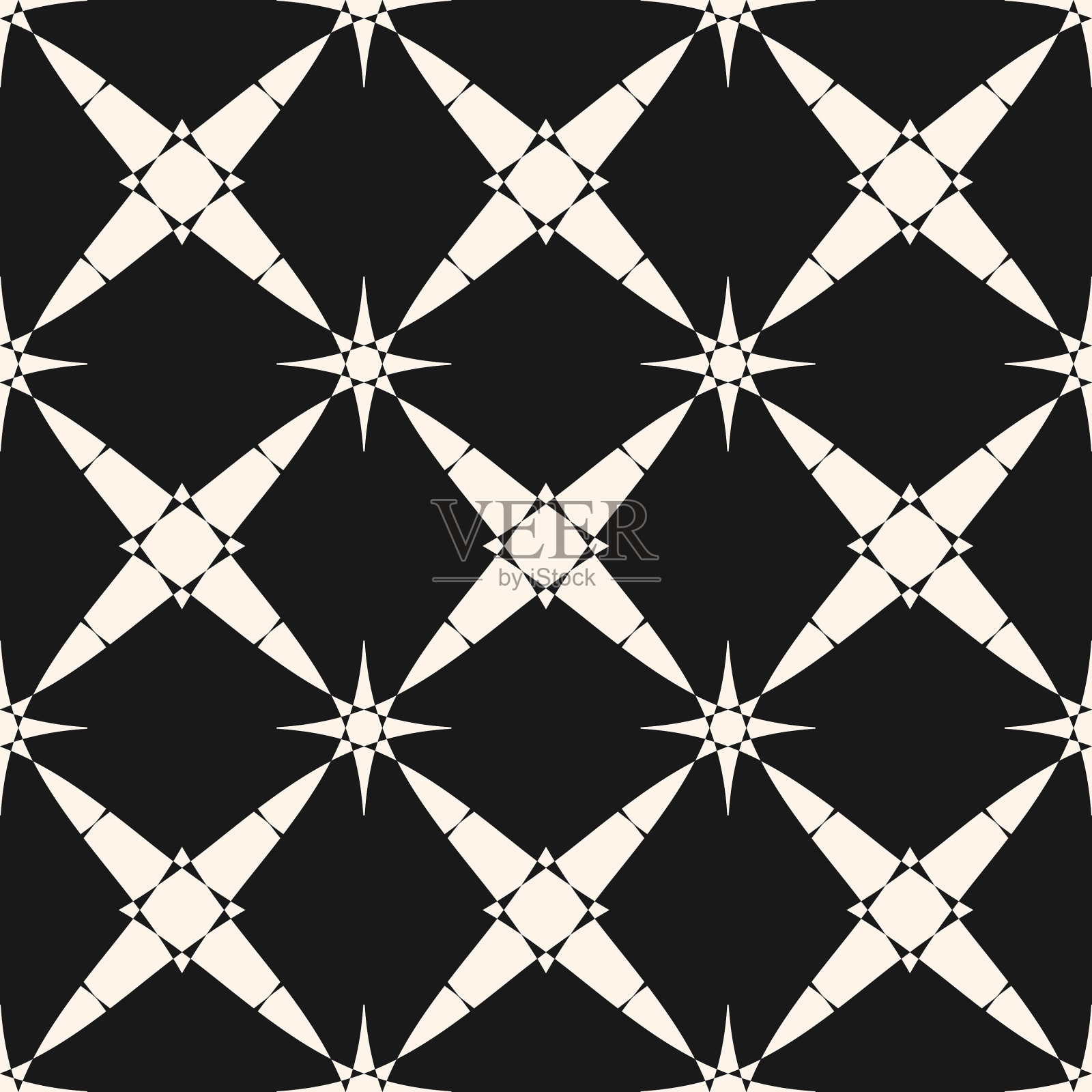 星星阿拉伯印度阿拉伯式复古图案插画图片素材