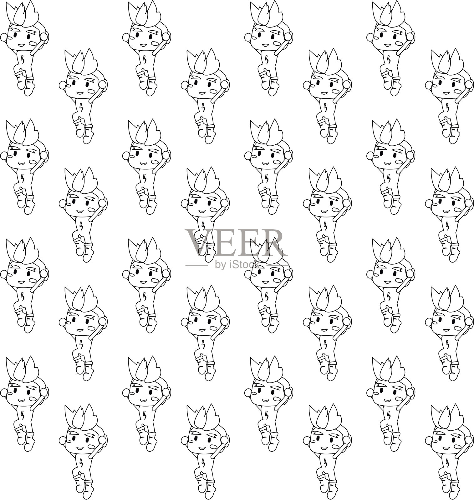 视频游戏设计插画图片素材