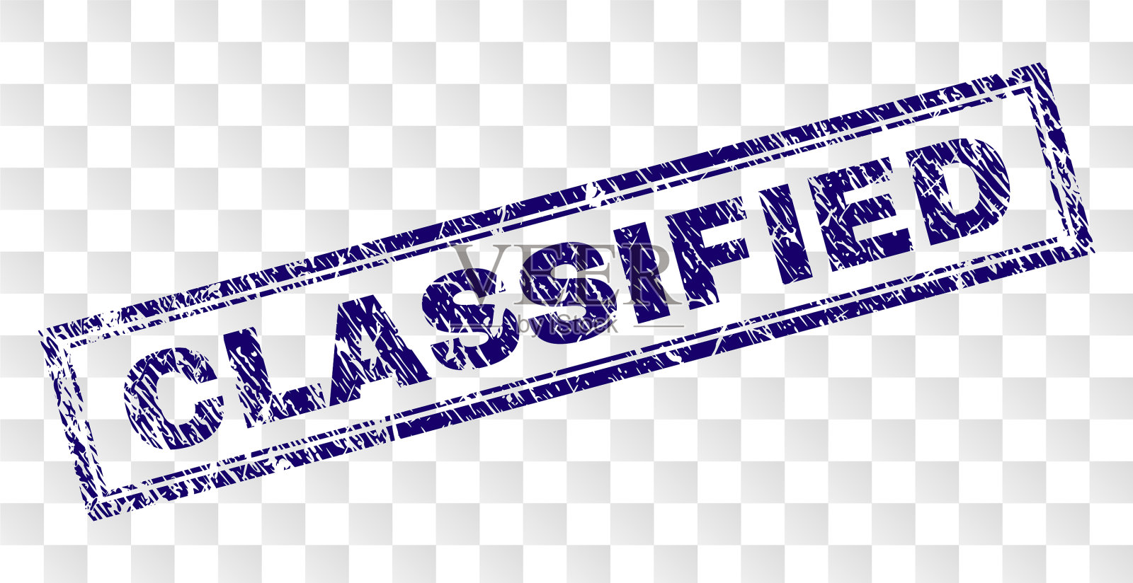 垃圾分类矩形邮票插画图片素材