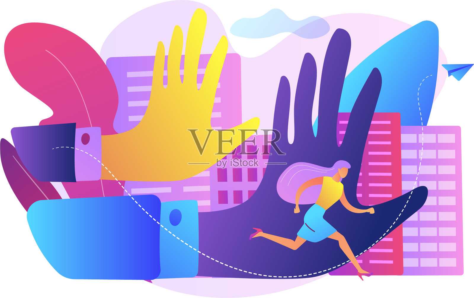 性骚扰的概念设计元素图片