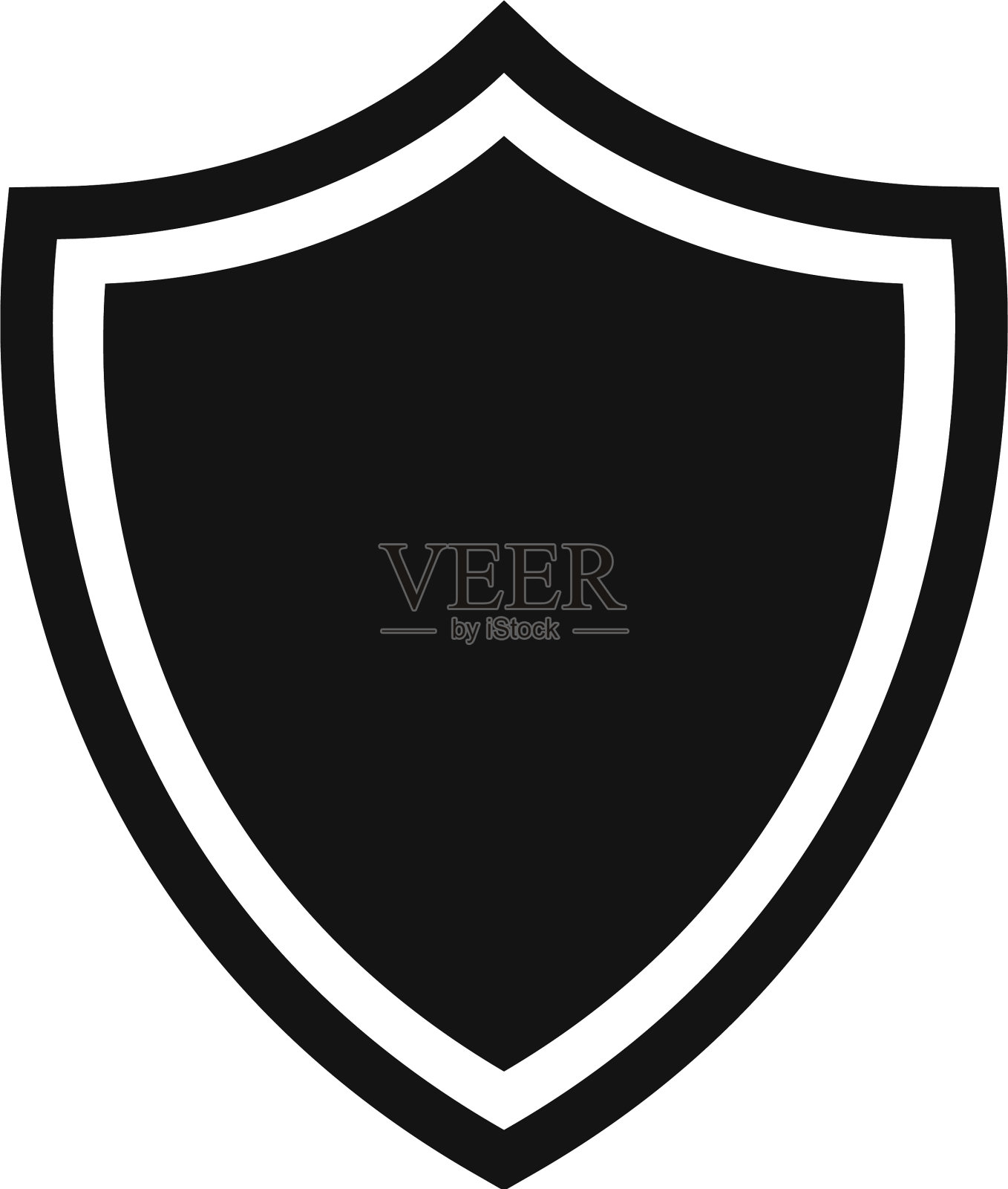 盾牌图标设计元素图片