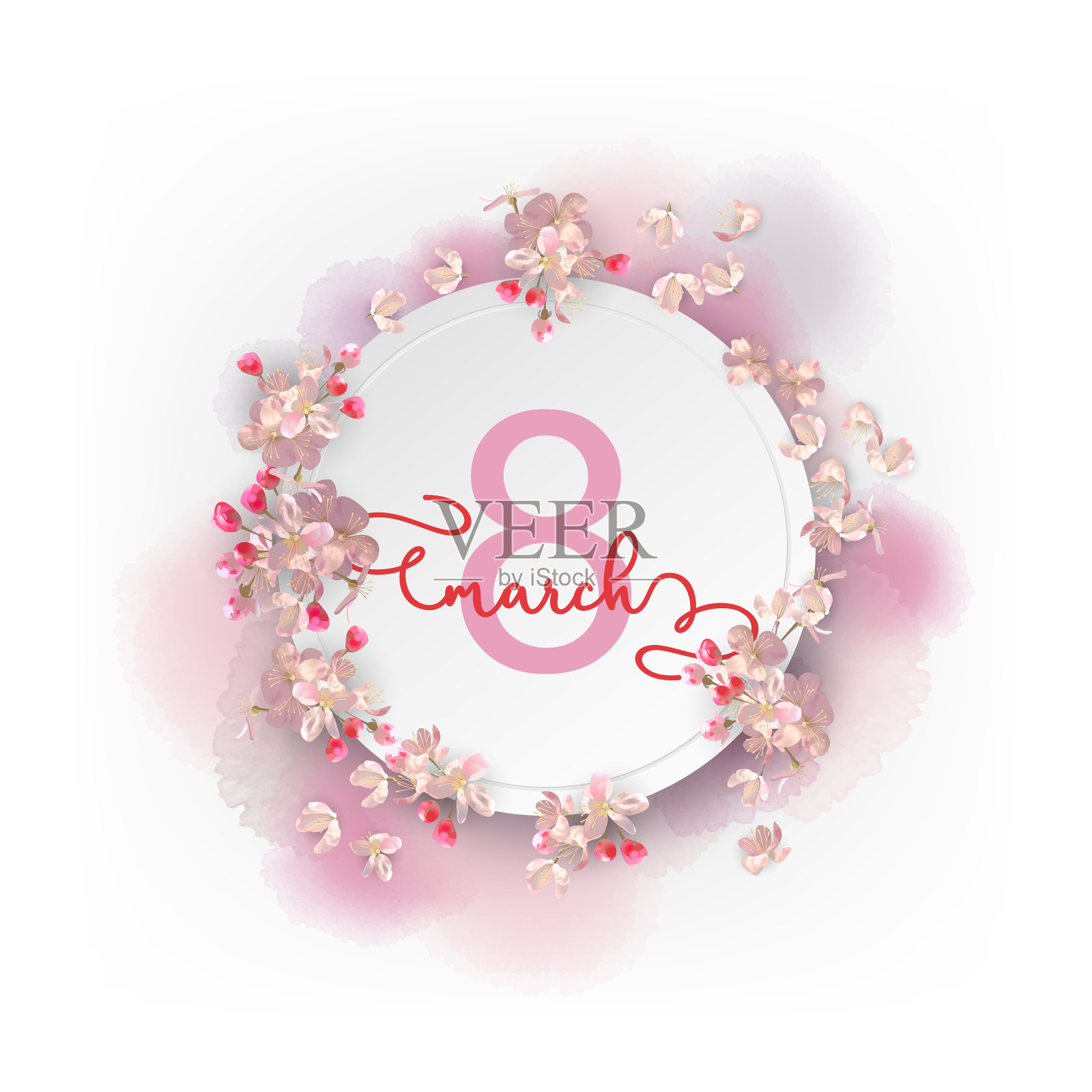 妇女节贺卡设计元素图片