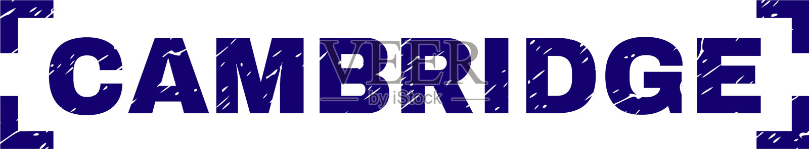 Grunge纹理剑桥印章内插画图片素材