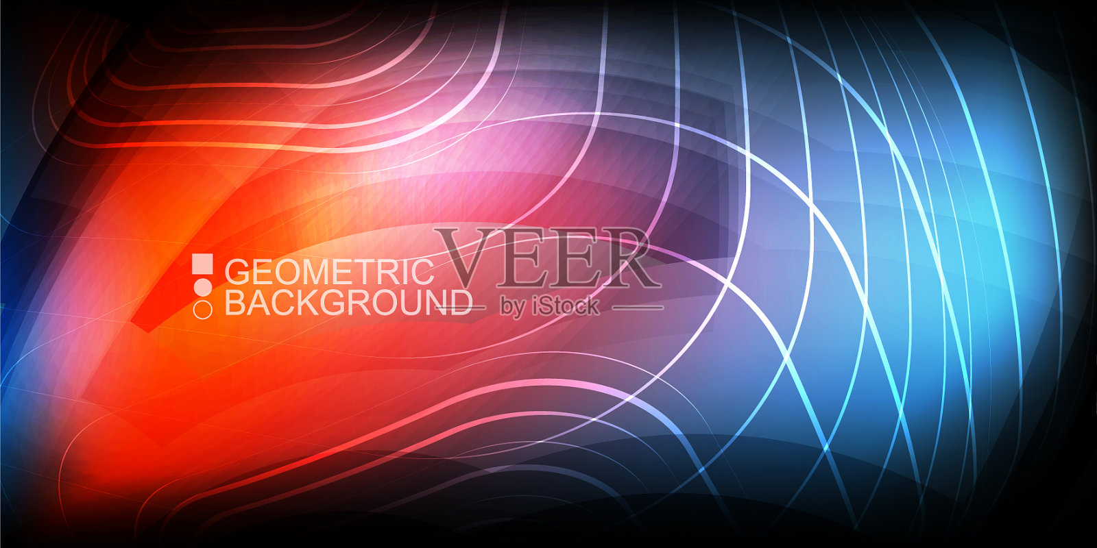 几何彩色背景插画图片素材