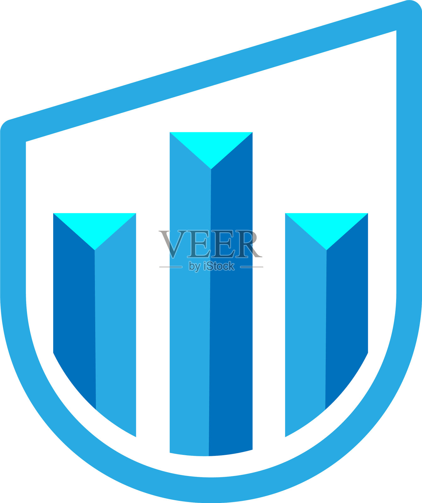 会计财务创意logo模板孤立插画图片素材