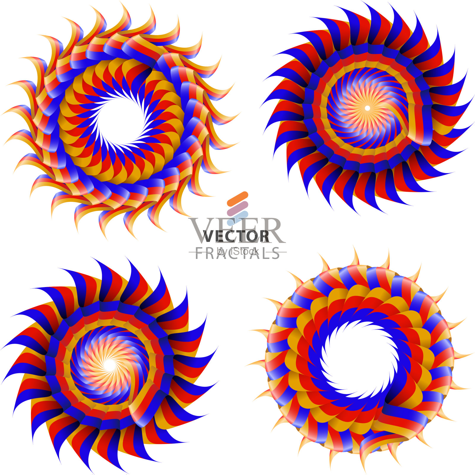 分形集插画图片素材