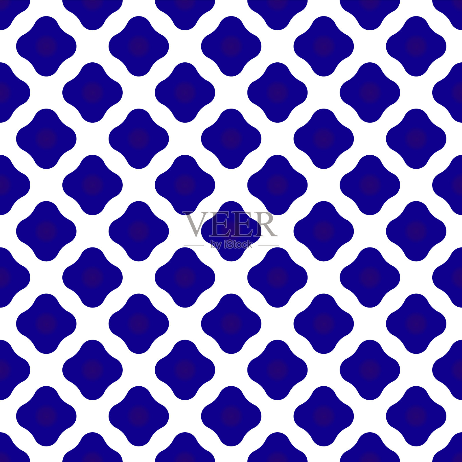 陶瓷图案青花插画图片素材