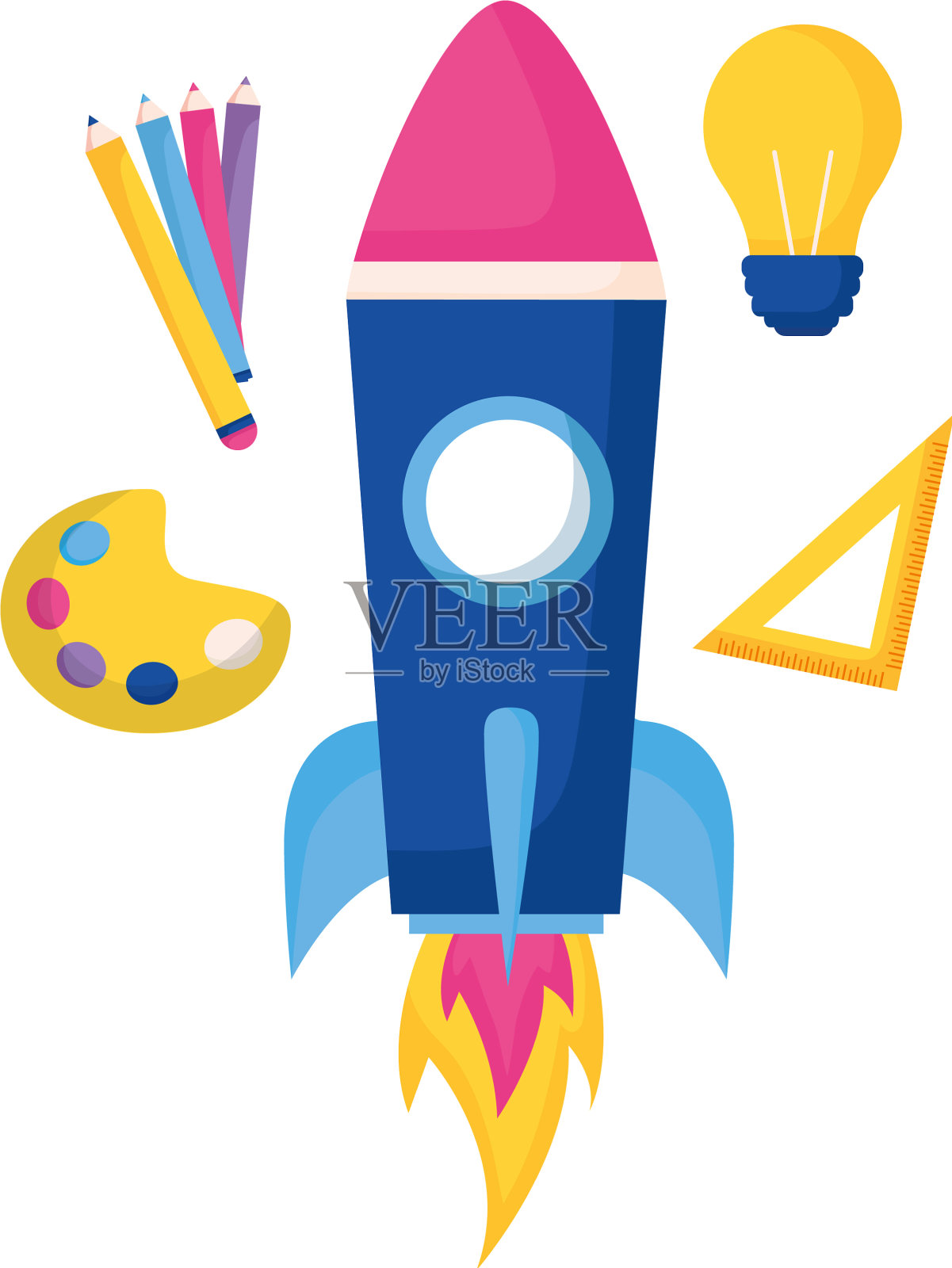 教育供给学校设计元素图片