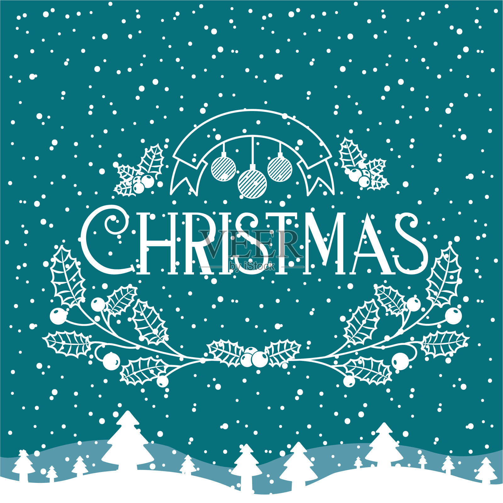 圣诞装饰设计元素图片