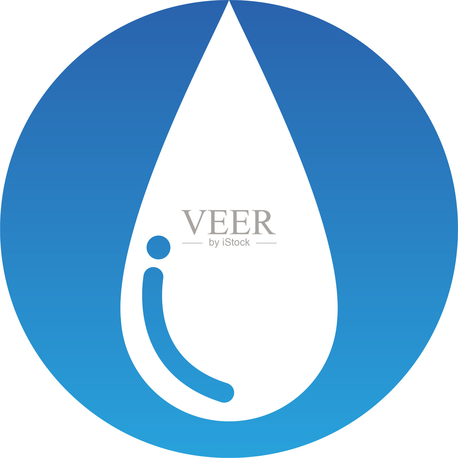 水的自然标志和符号模板图标应用程序图标素材