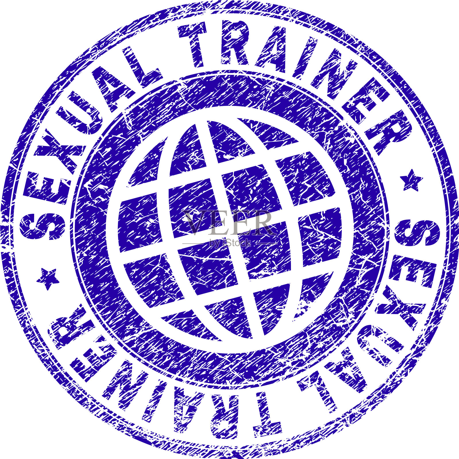 垃圾纹理性教练印章印章插画图片素材