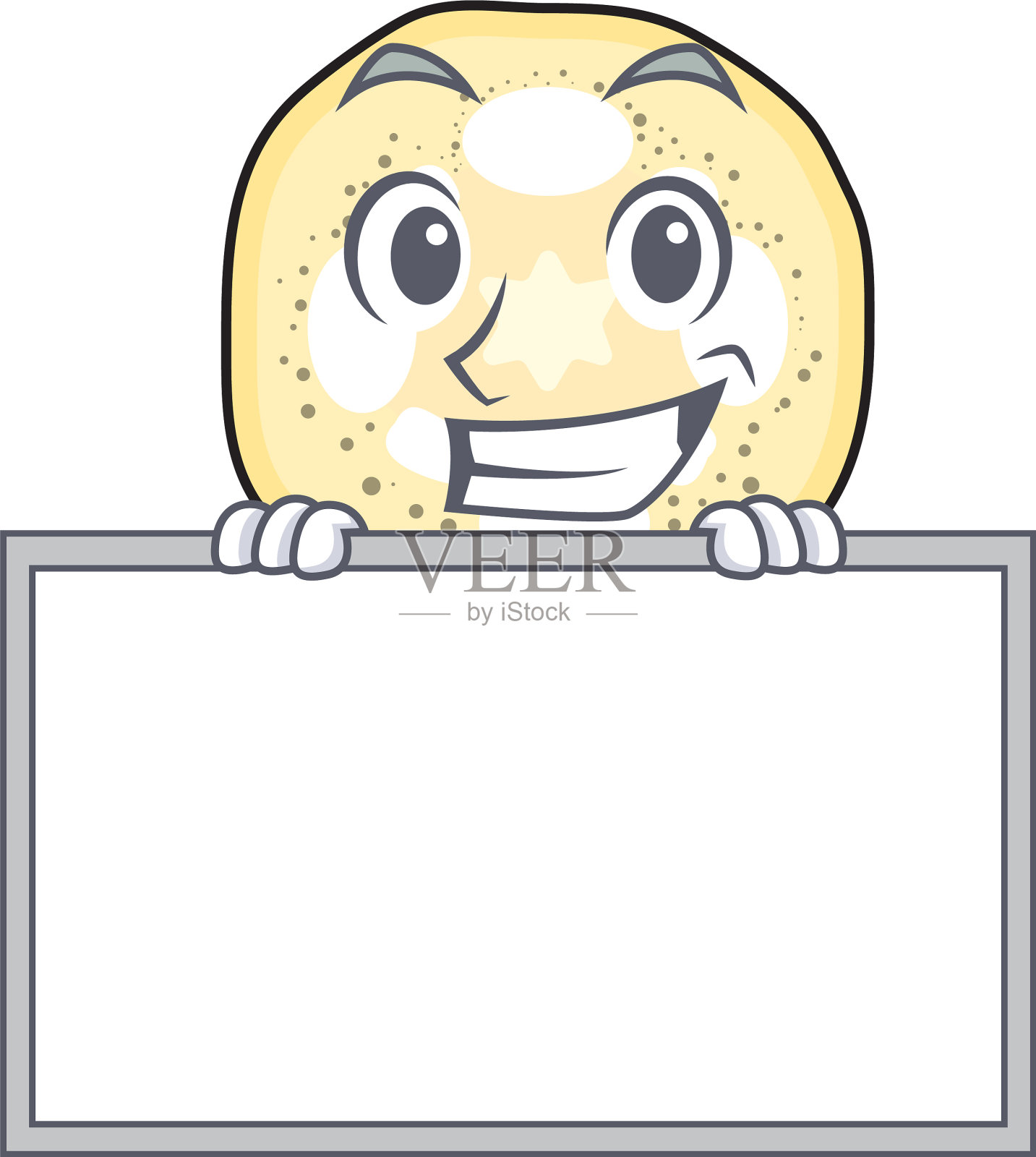 在漫画中咧着嘴笑着的是茄子片插画图片素材