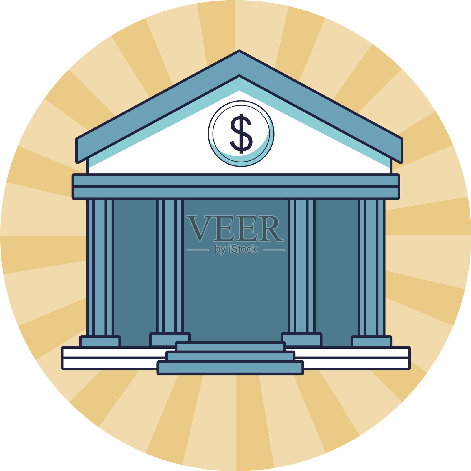 企业省钱元素插画图片素材