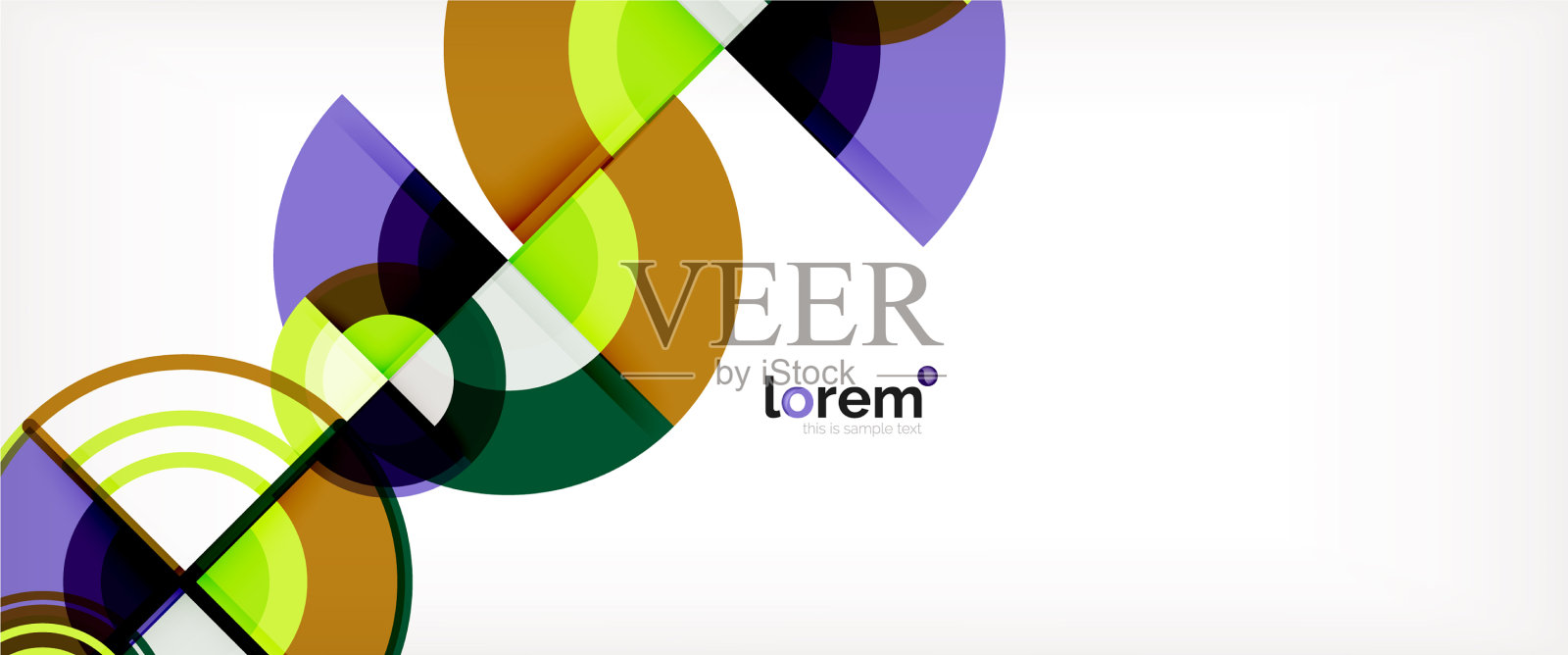 现代几何抽象背景插画图片素材