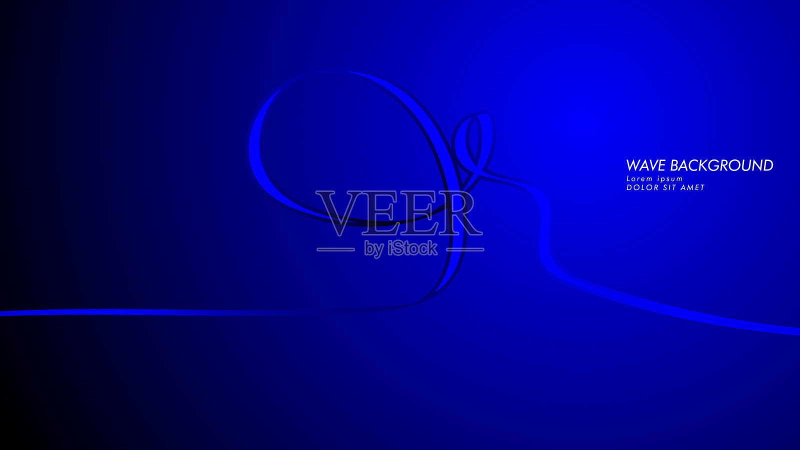 抽象背景与波浪和线条模式插画图片素材