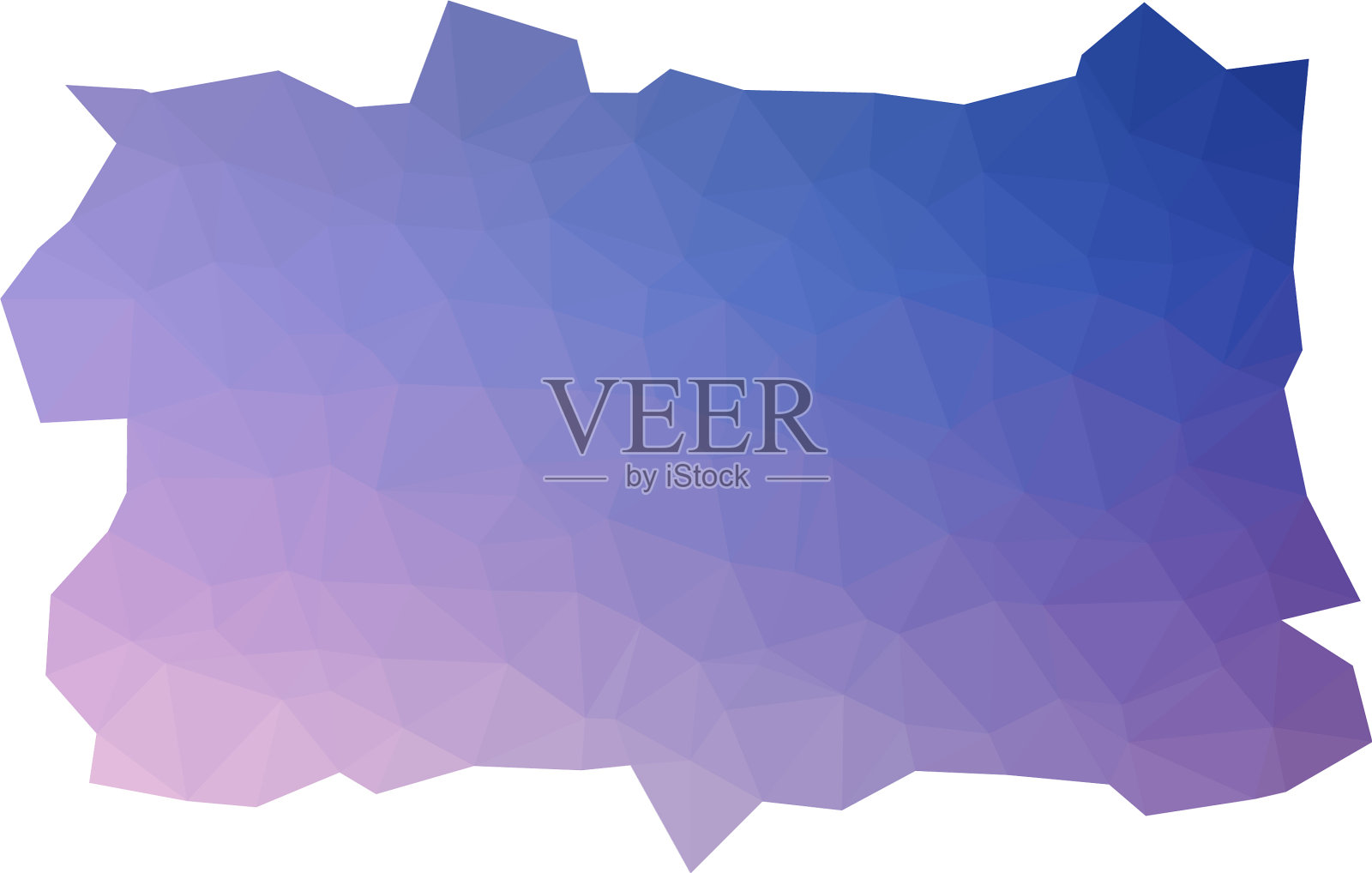 彩色三角形低聚马赛克抽象插画图片素材