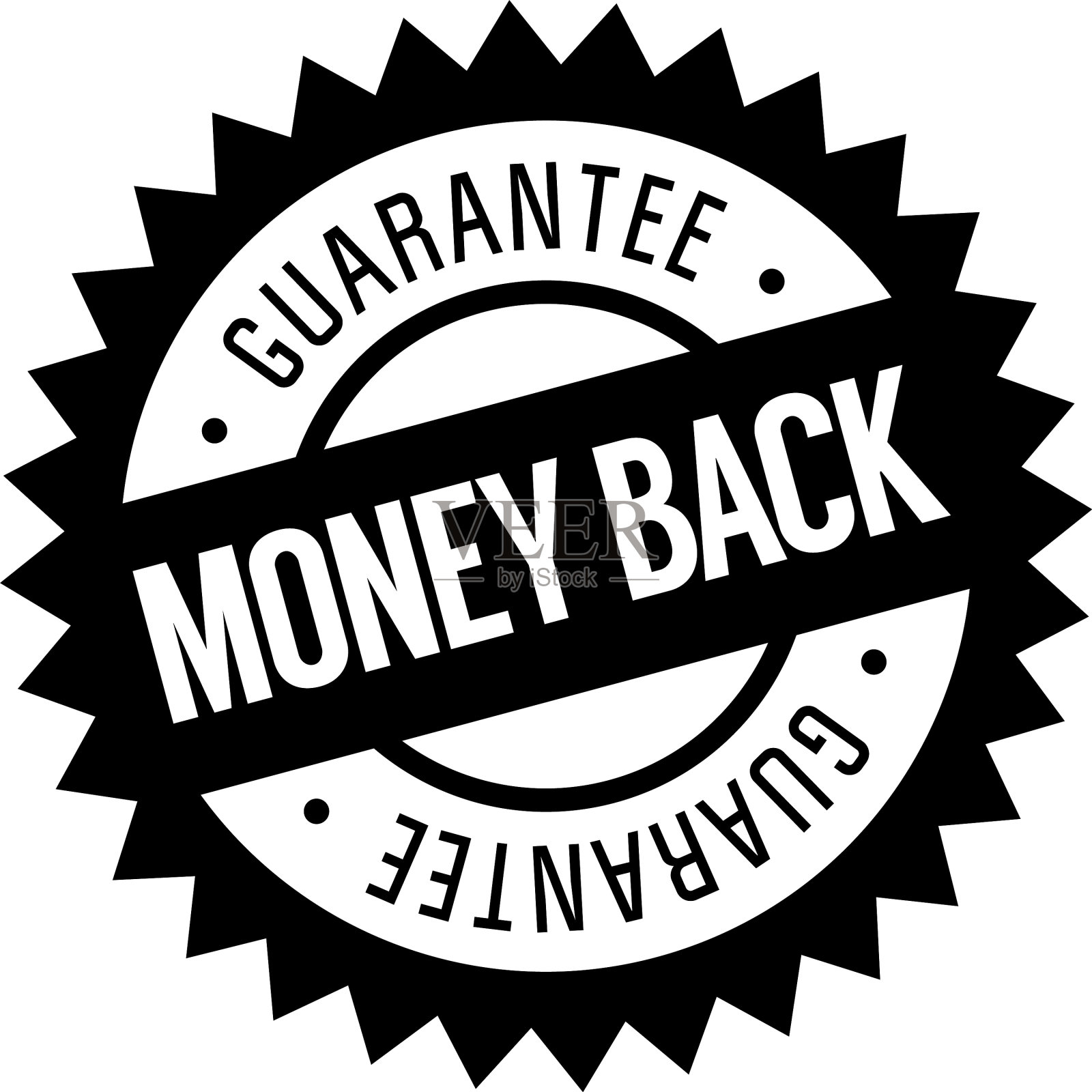 退款保证章设计元素图片