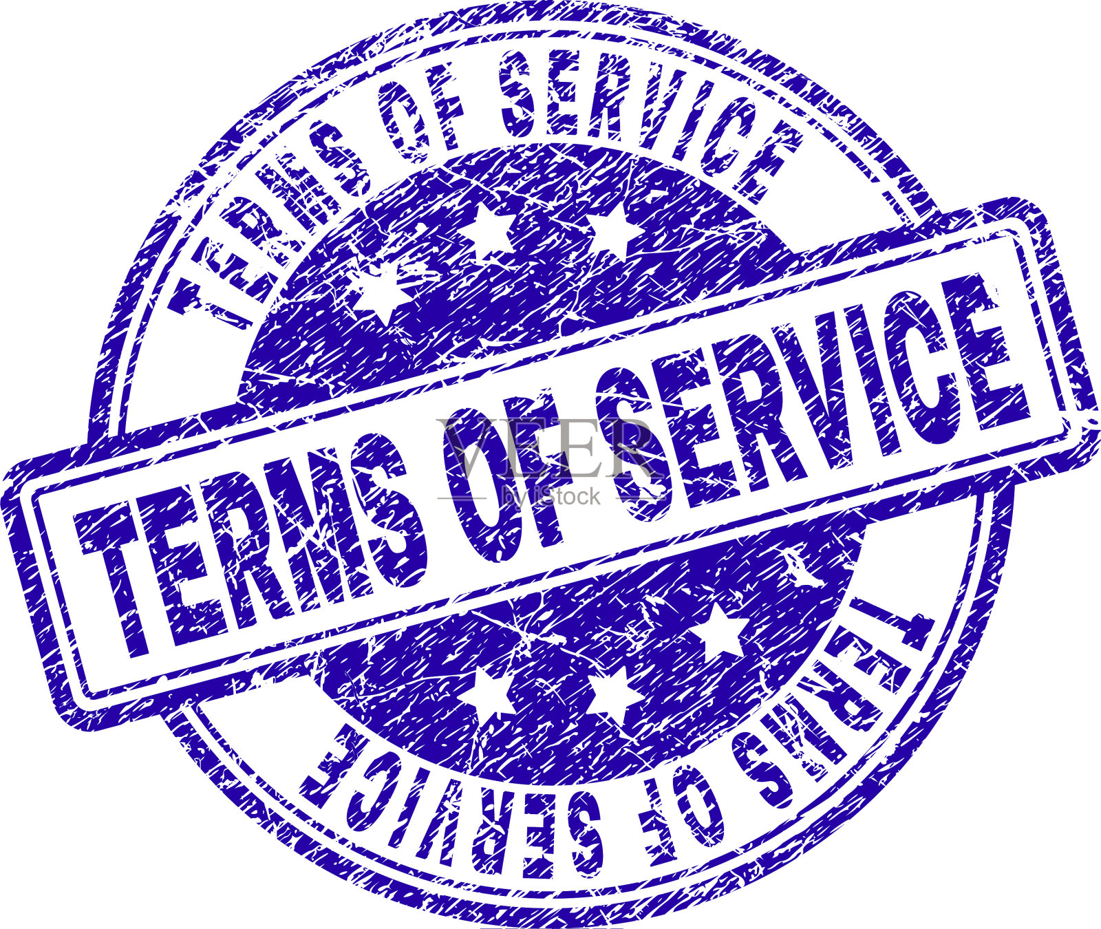 Grunge纹理条款服务印章印章插画图片素材