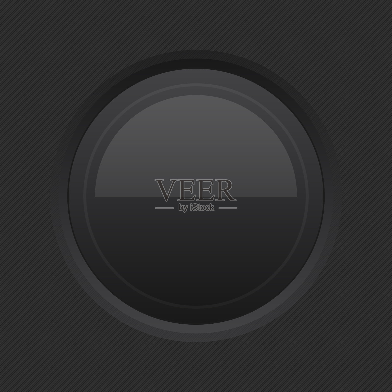 黑色界面按钮圆形3d图标插画图片素材