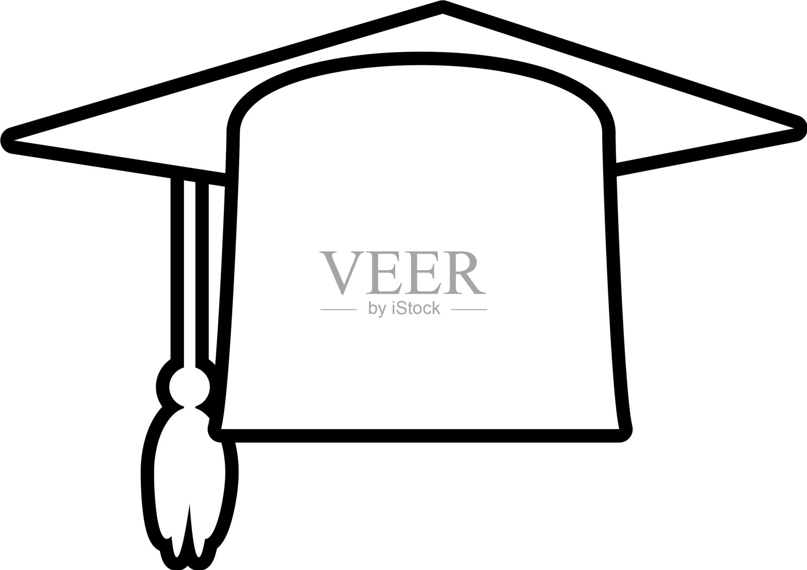 帽子毕业孤立图标插画图片素材