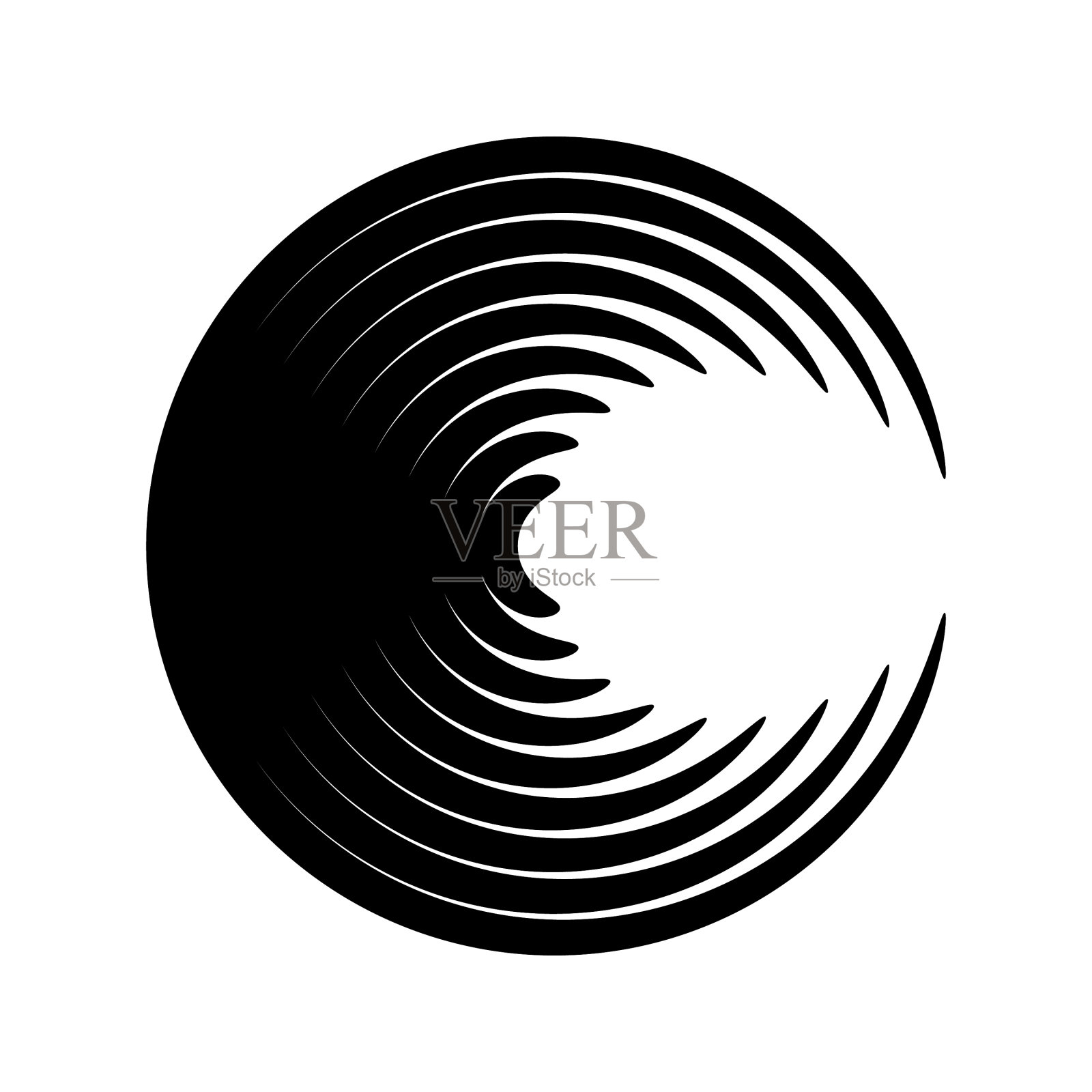 抽象的圆形设计元素图片