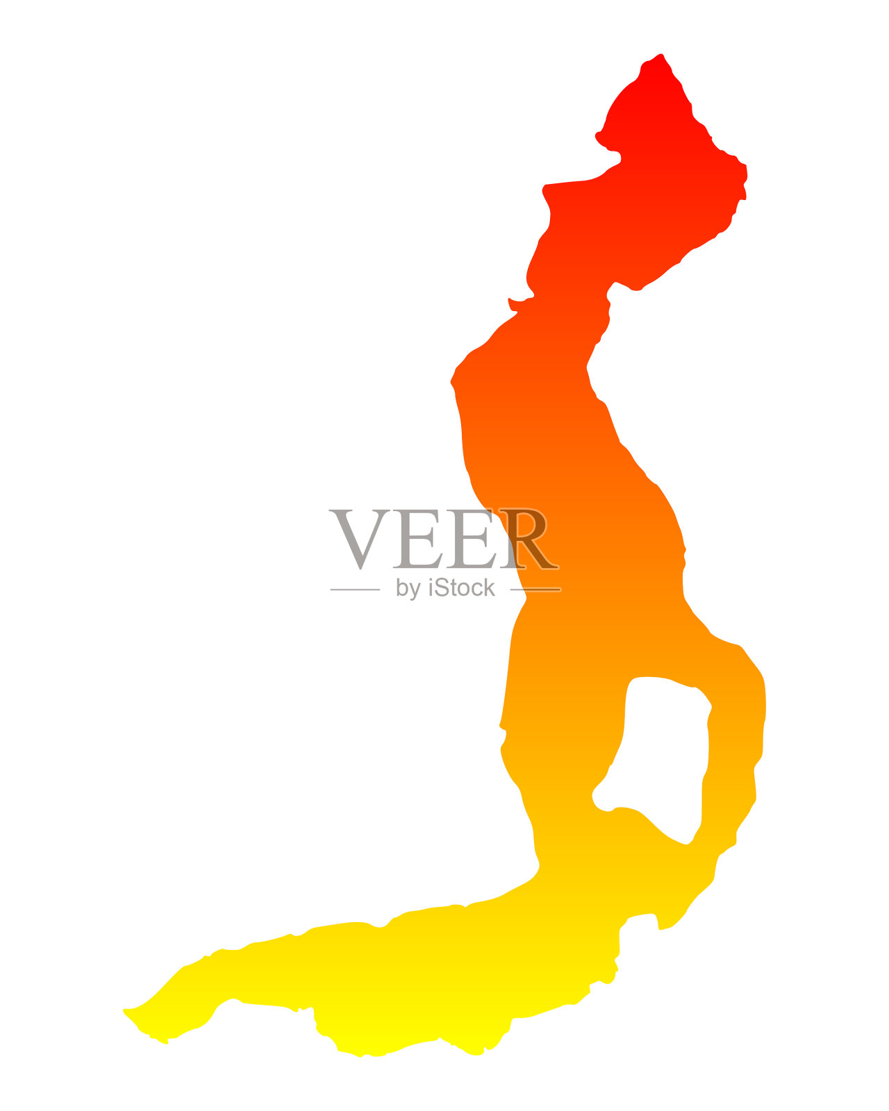 iseo湖地图插画图片素材