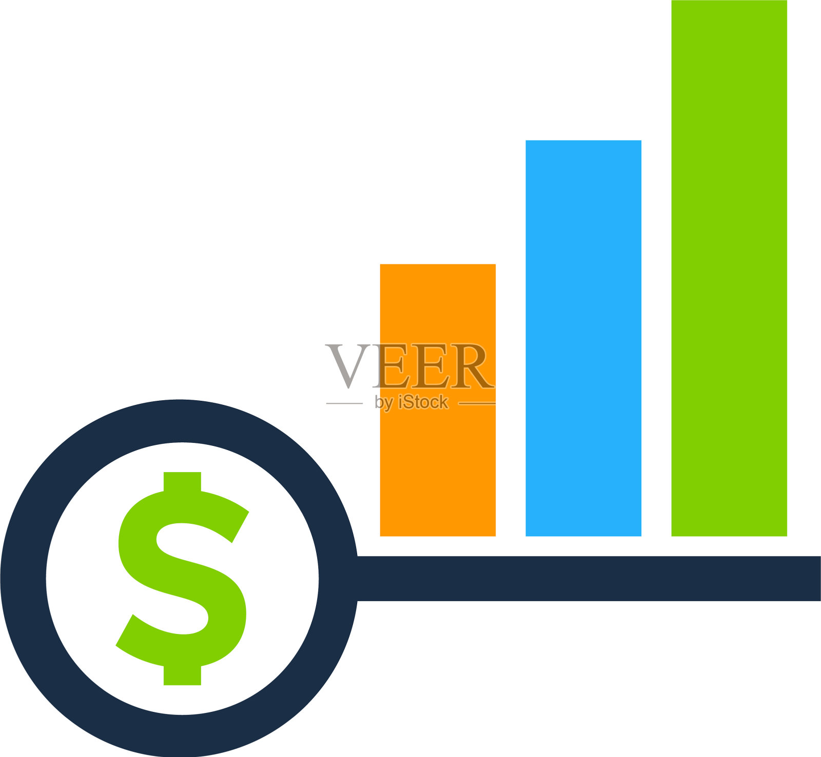 股票市场商业标志图标设计设计元素图片