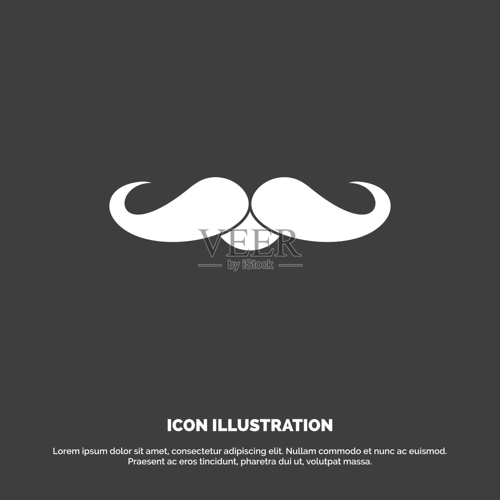 胡子潮人movember男性图标符号图标素材