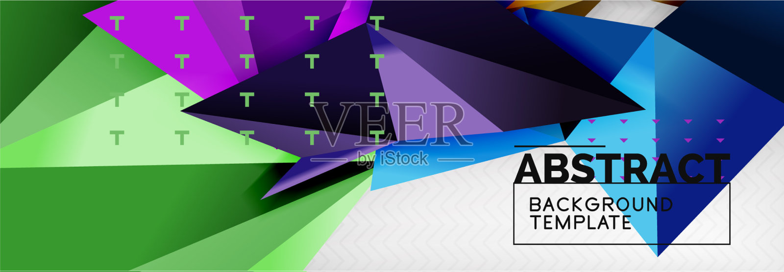 抽象背景飞行颜色几何插画图片素材