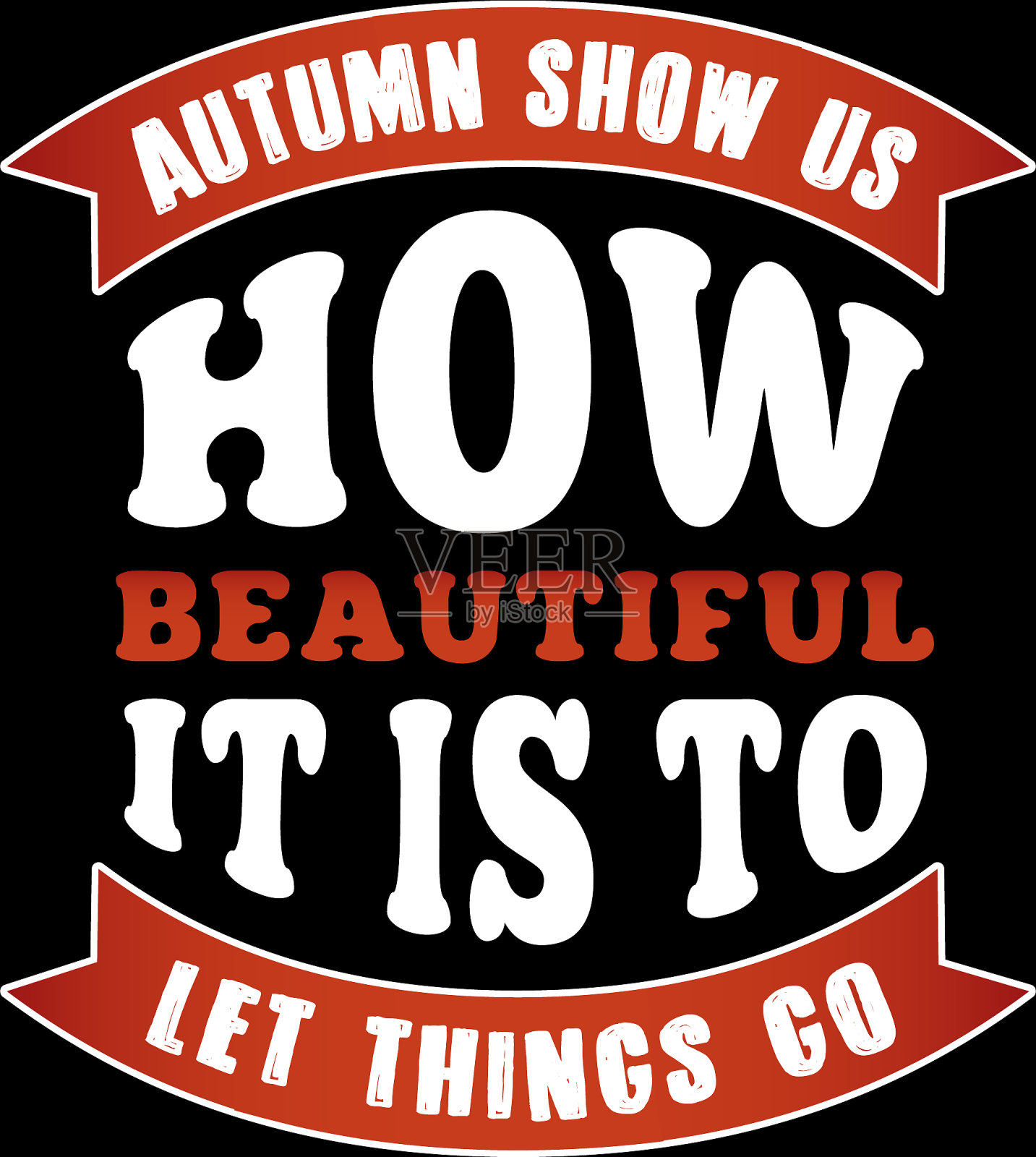 秋天让我们看到了多美插画图片素材