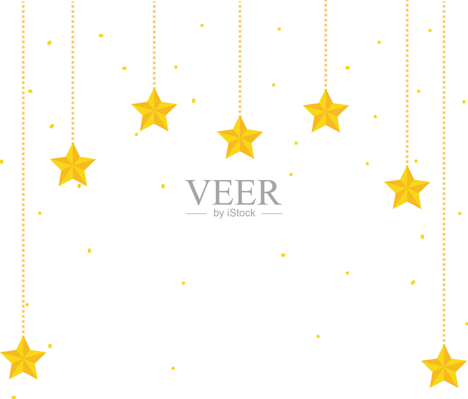 太空明星装饰卡通插画图片素材