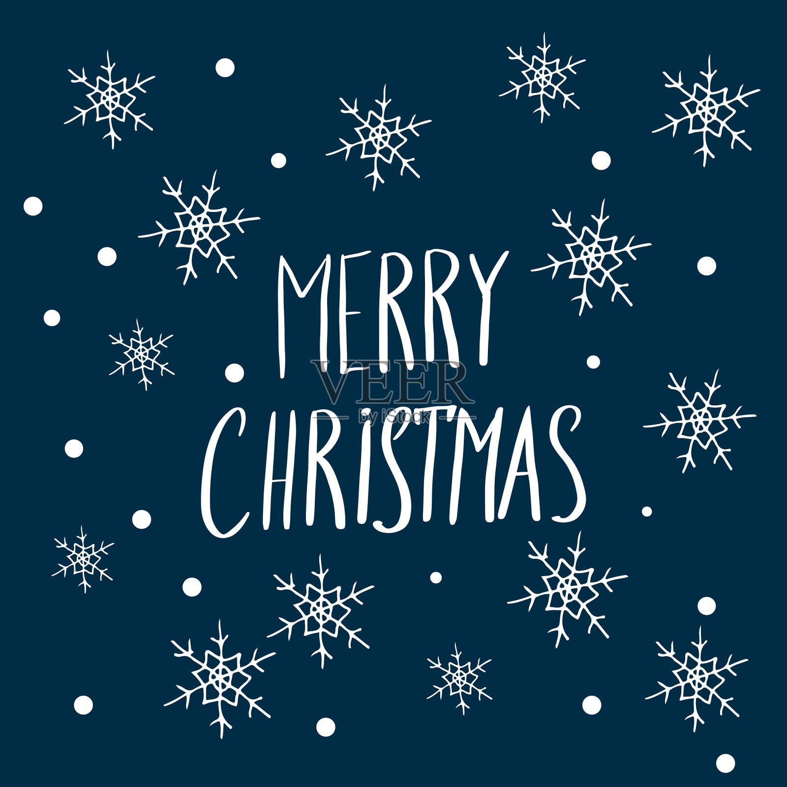 圣诞卡和新年贺卡插画图片素材