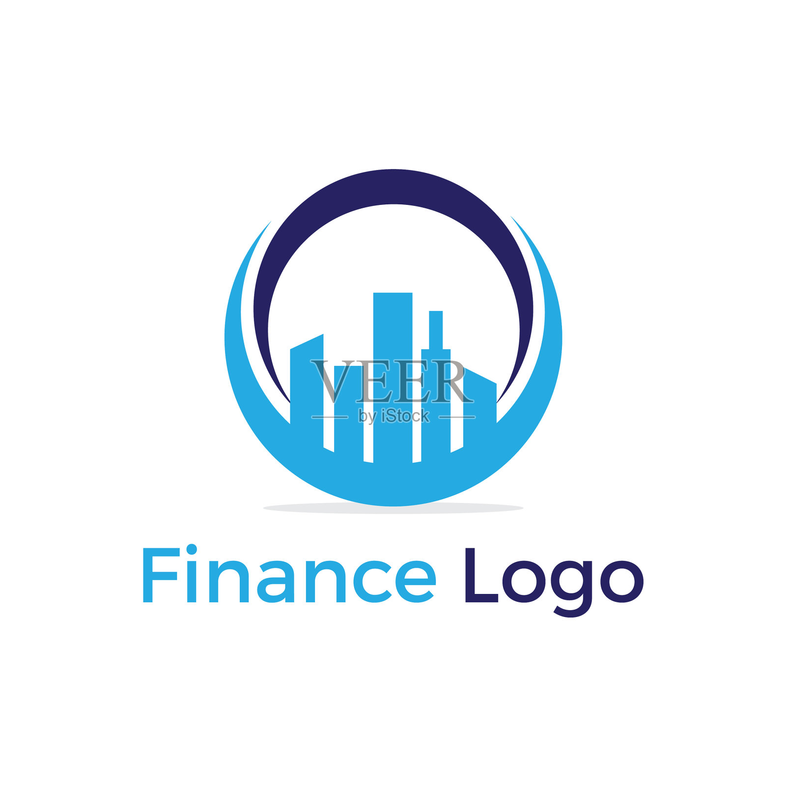 建筑标志设计插画图片素材