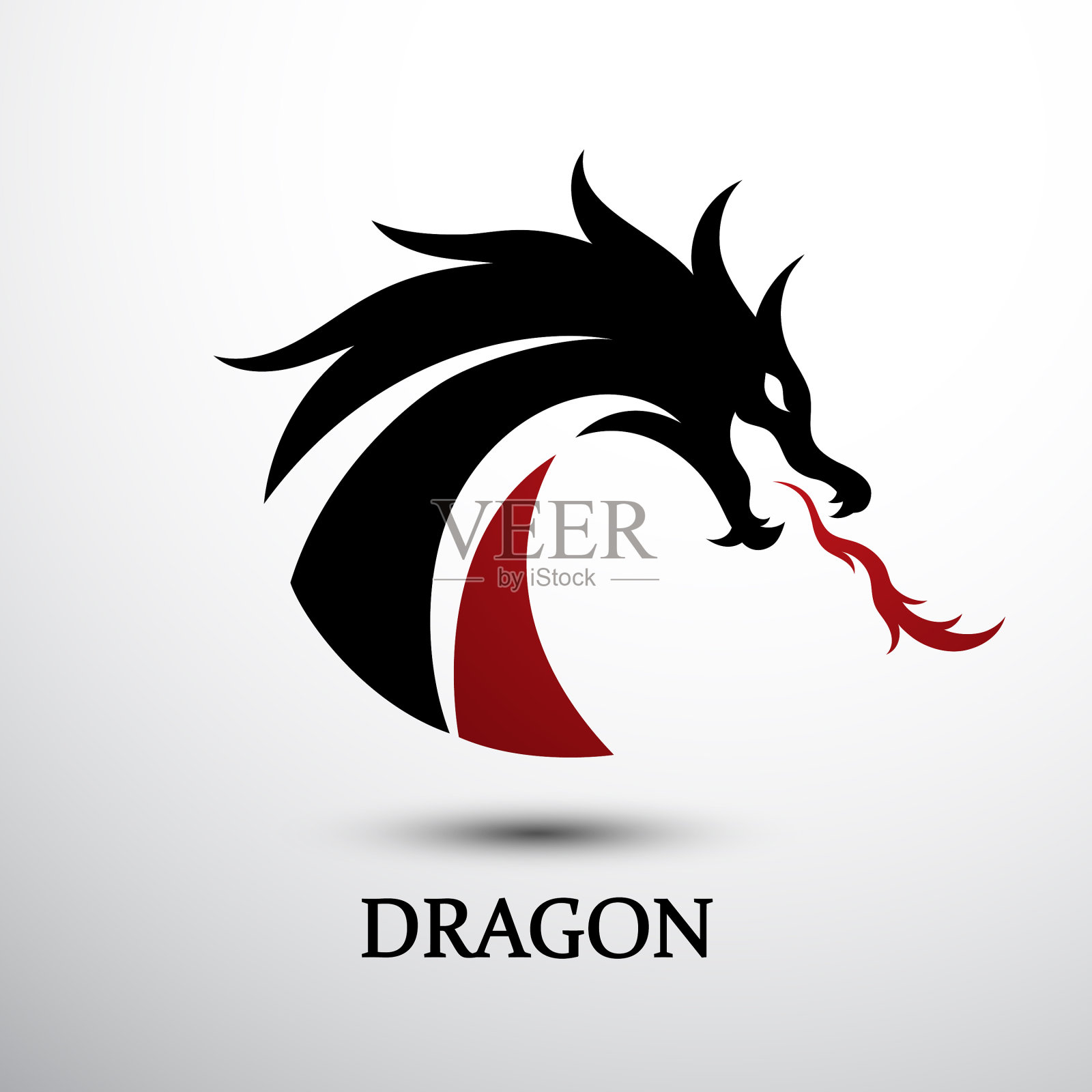 中国龙插画图片素材