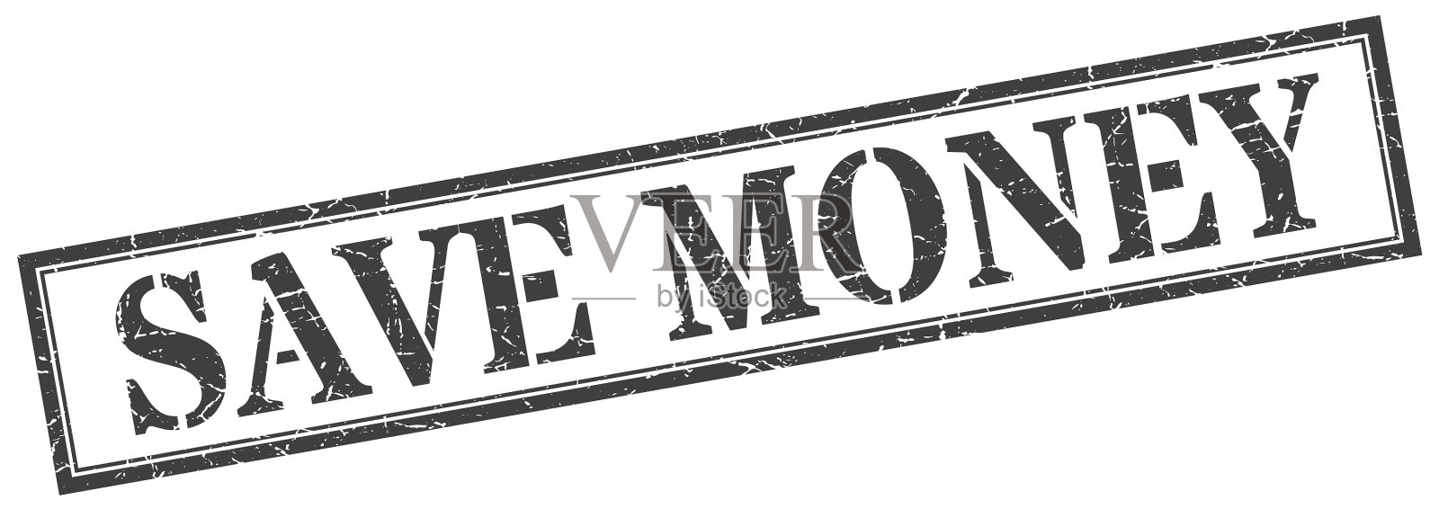 省钱邮票省钱广场垃圾标识插画图片素材