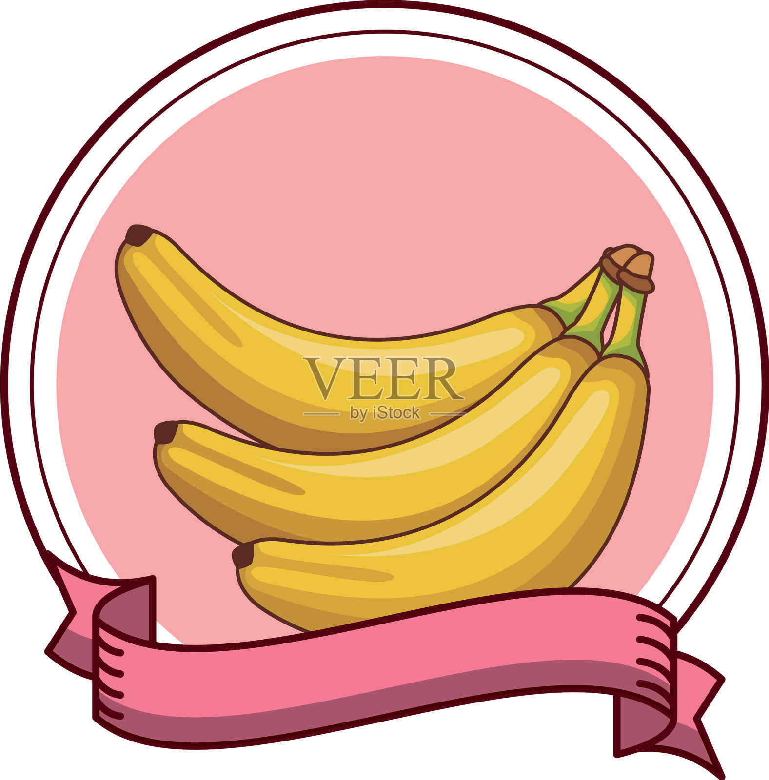 美味新鲜的水果插画图片素材