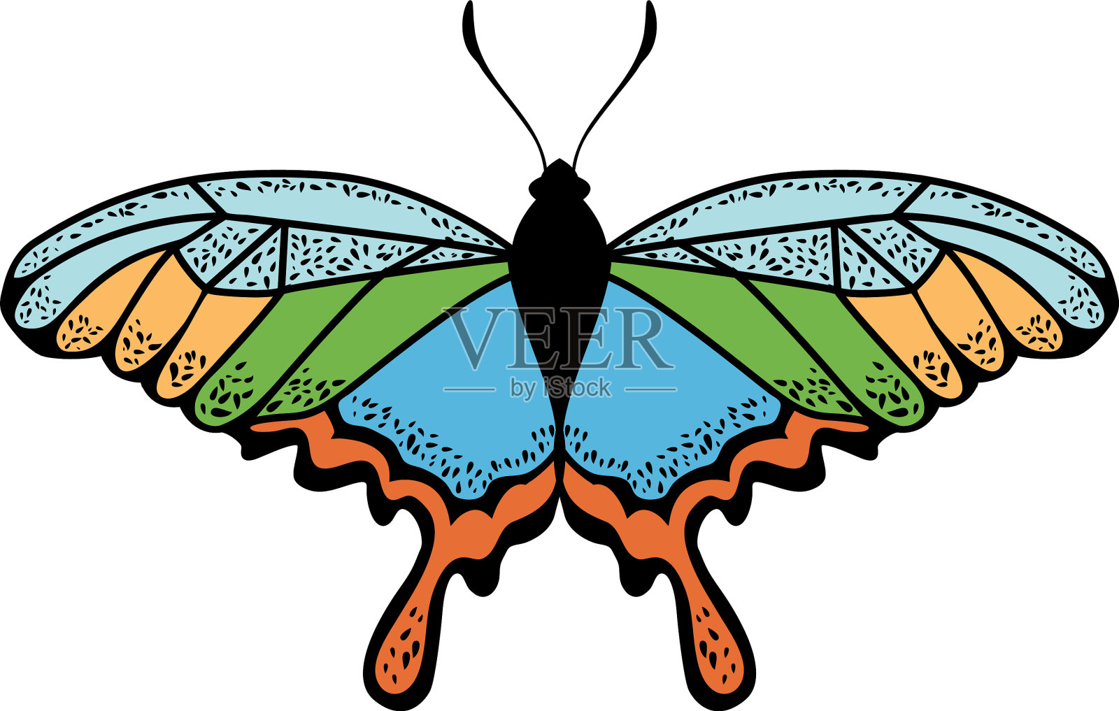 蝴蝶图标设计元素图片