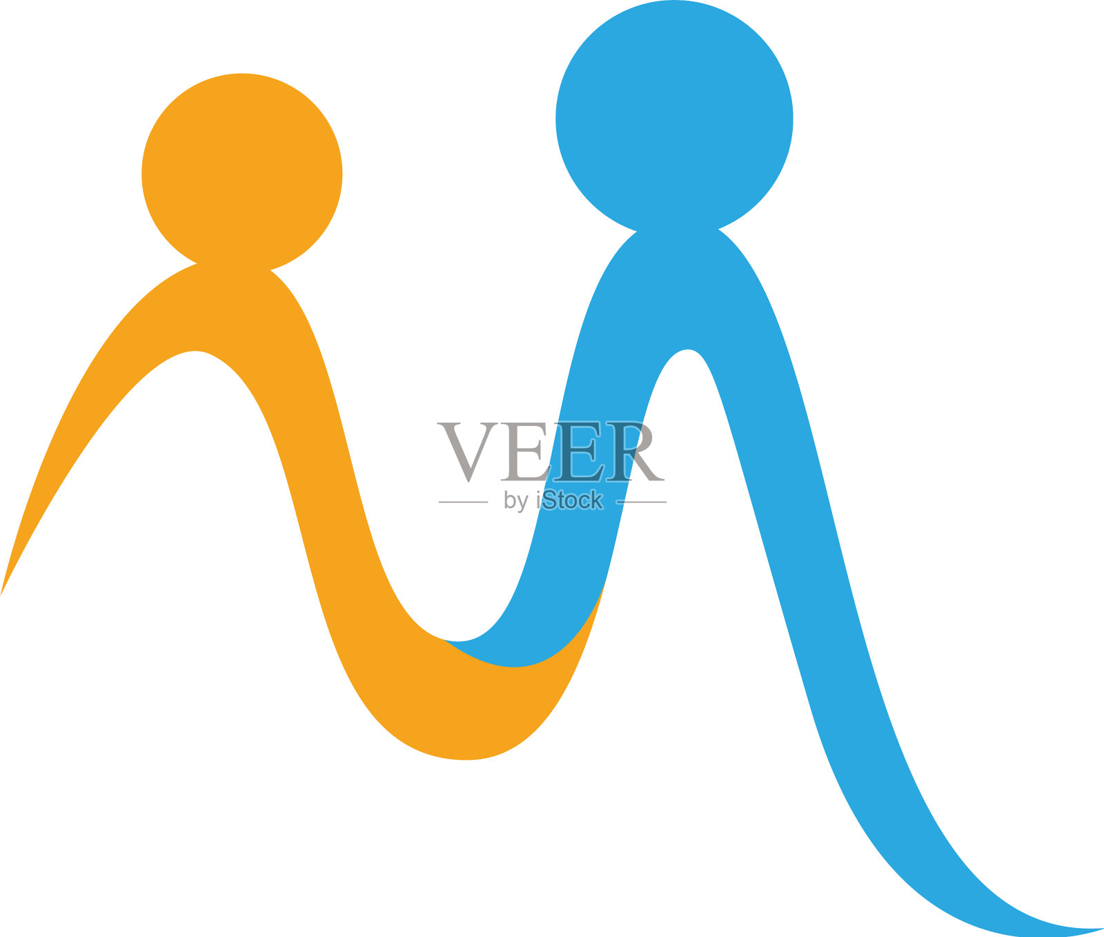 采用和社区护理标志模板设计元素图片