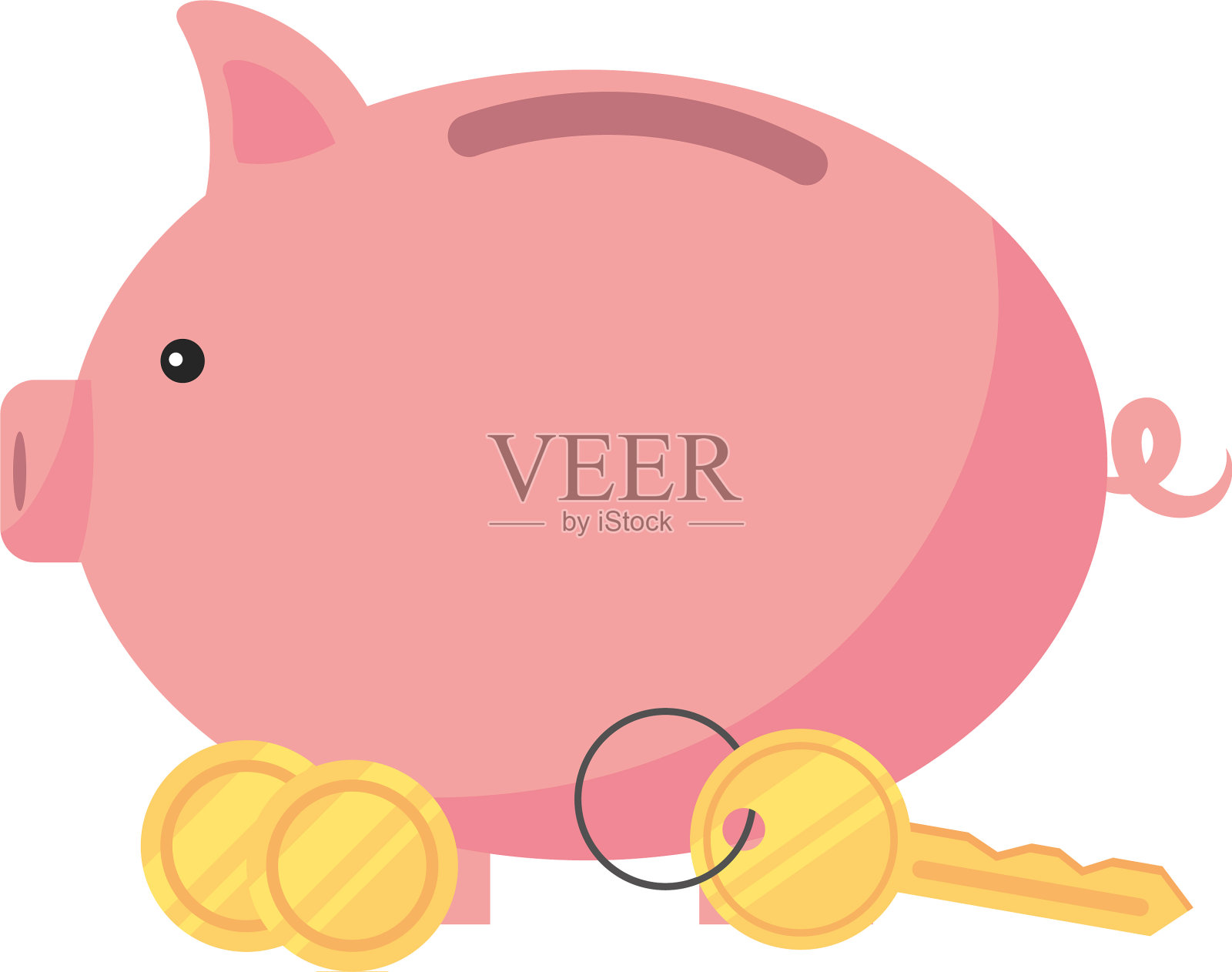 扑满卡通设计元素图片