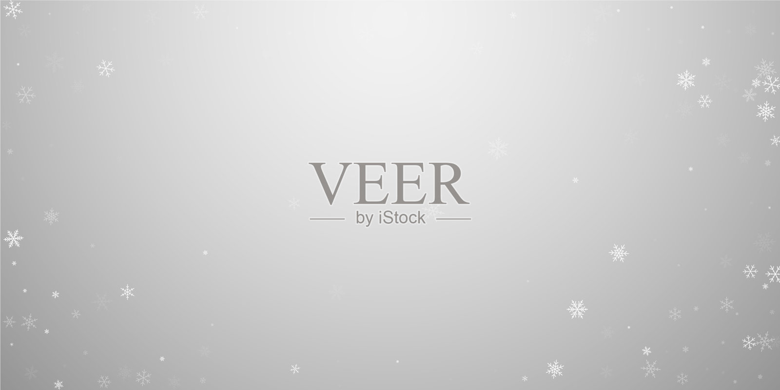 稀疏的雪花飘过圣诞的背景插画图片素材