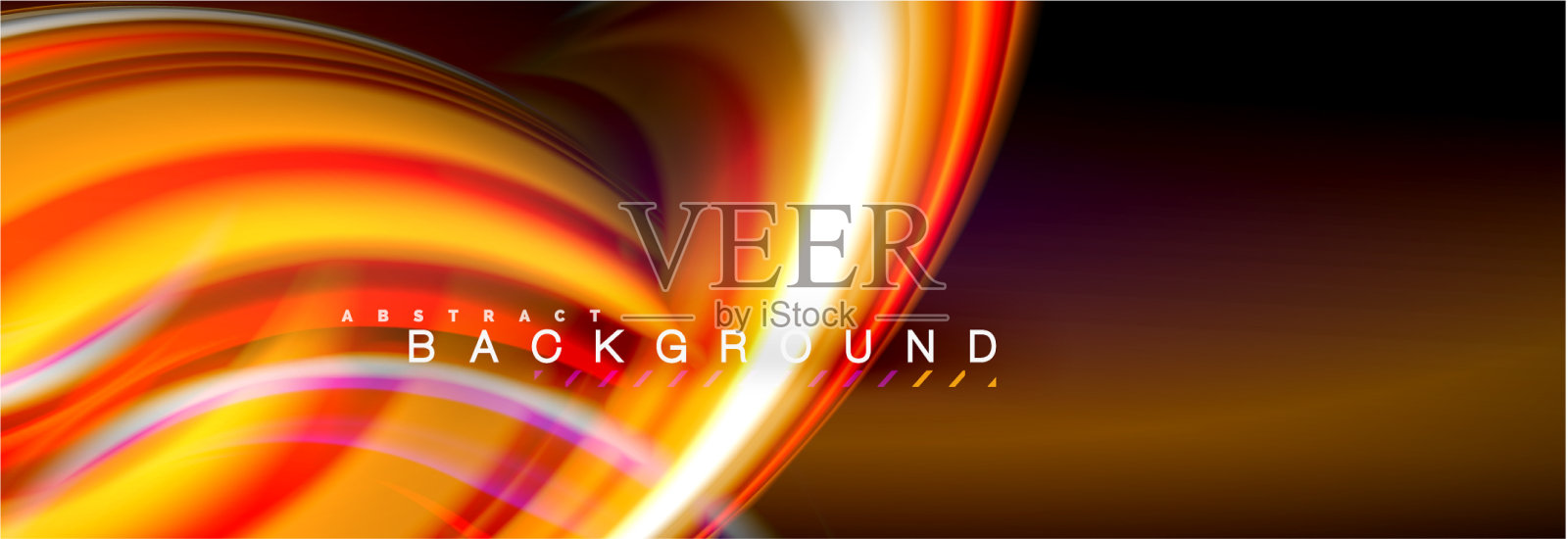 模糊流体颜色背景抽象波插画图片素材