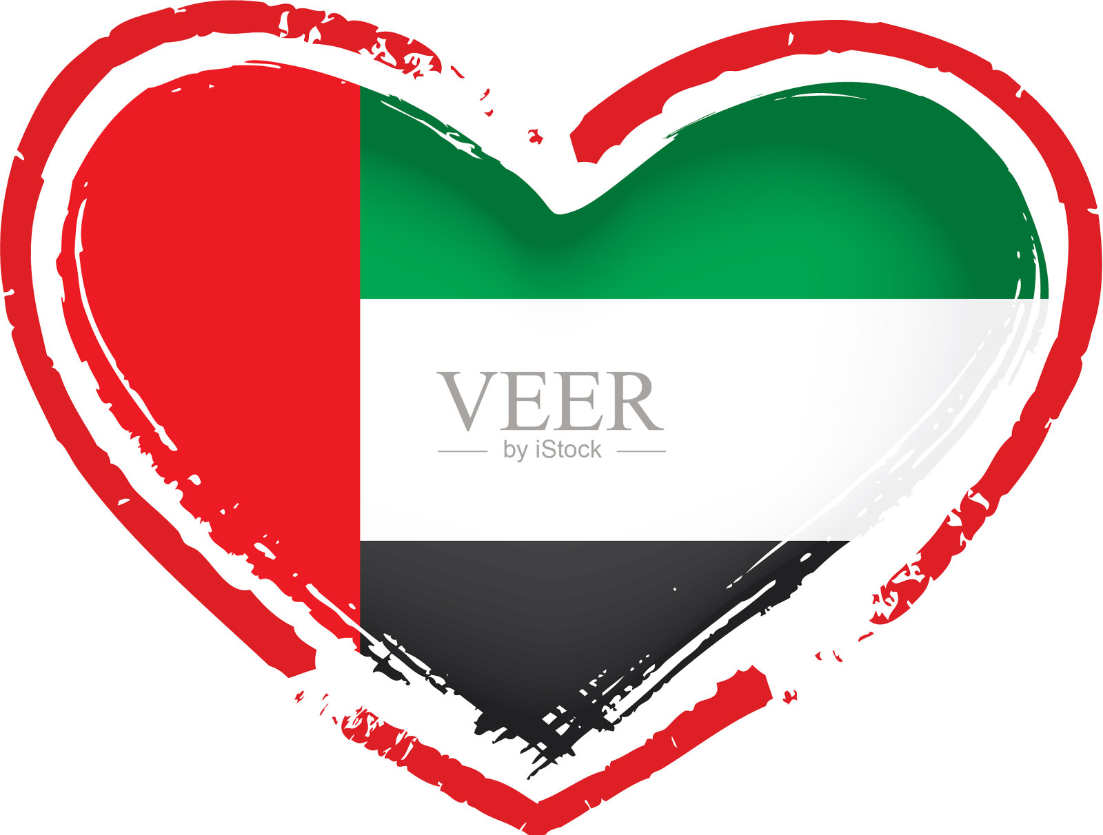 阿拉伯联合酋长国的国旗设计元素图片