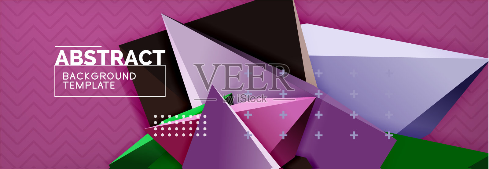 三维三角形最小抽象背景插画图片素材