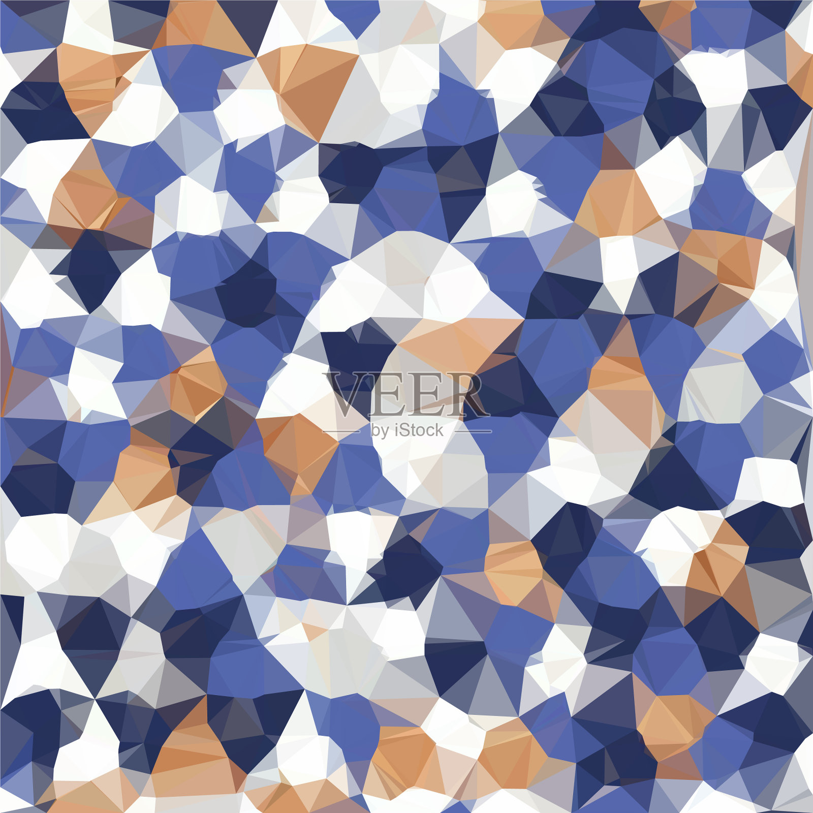 三角形低聚马赛克抽象图案插画图片素材