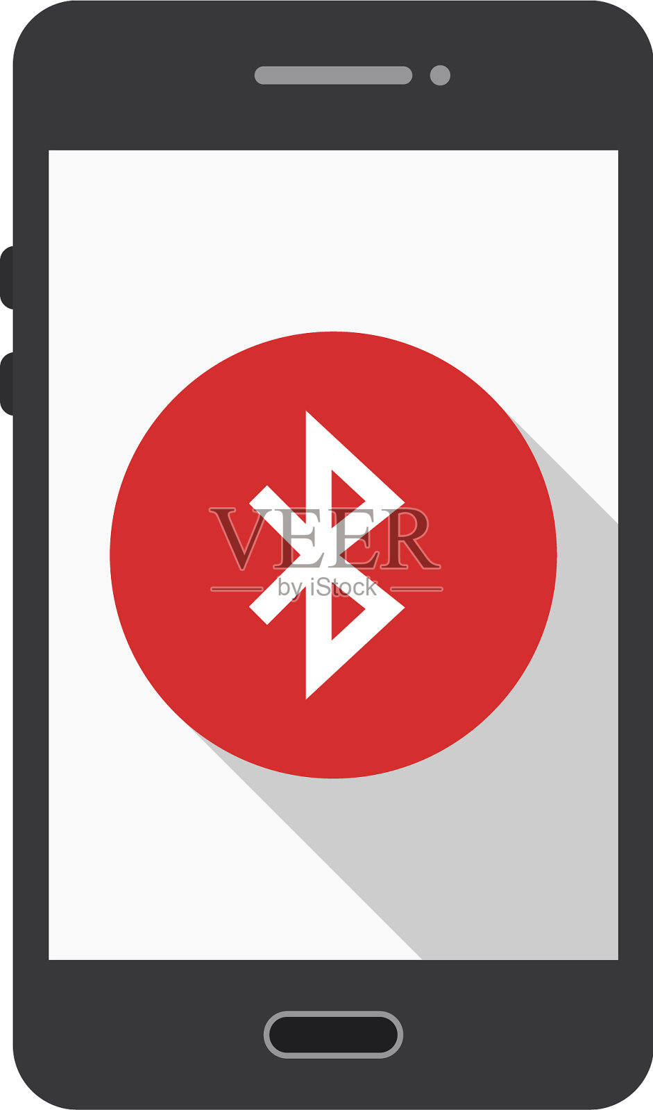 蓝牙移动应用图标插画图片素材