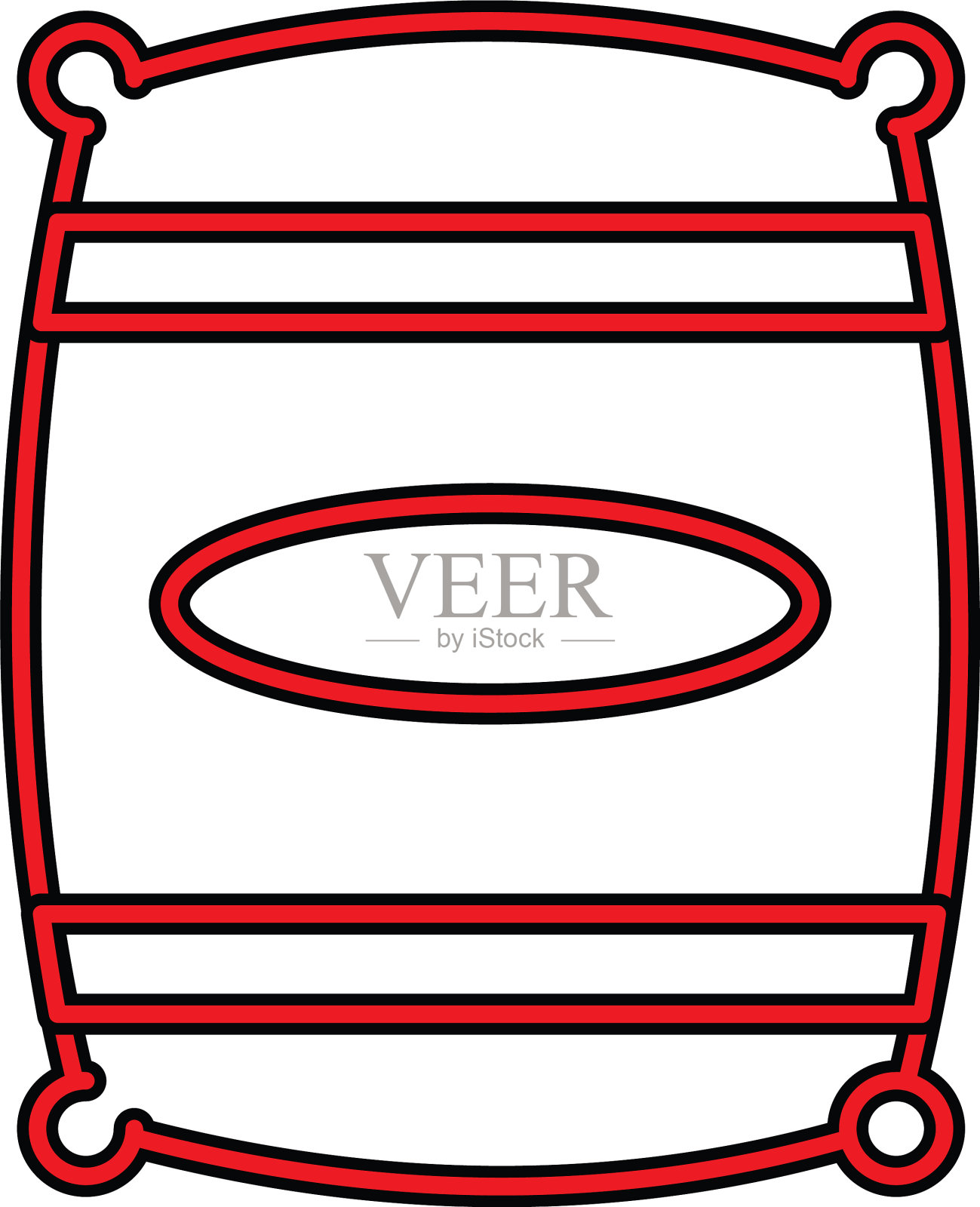 水泥完美图标或pigtogram填充风格设计元素图片